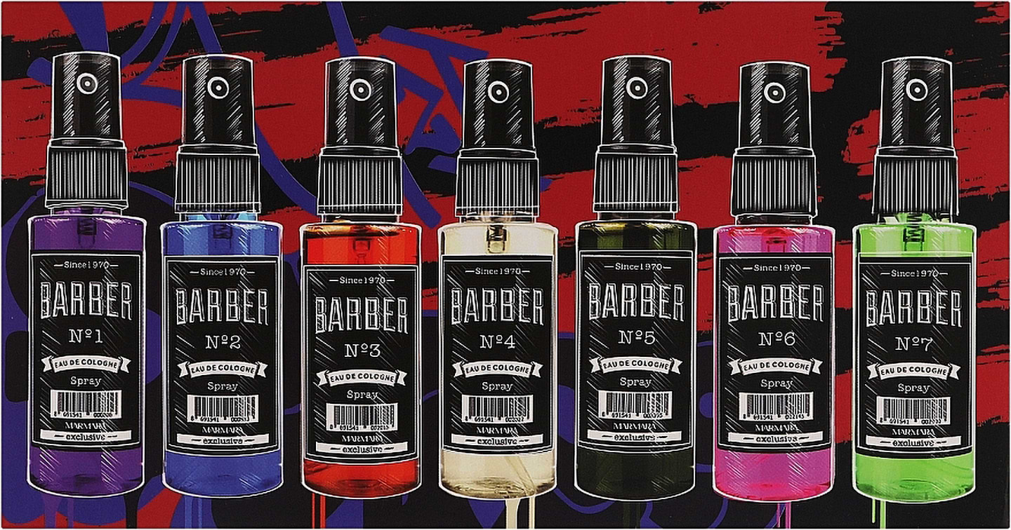 Набір одеколонів після гоління Marmara Eau De Cologne Spray 7x50 мл Set (8691541008376)